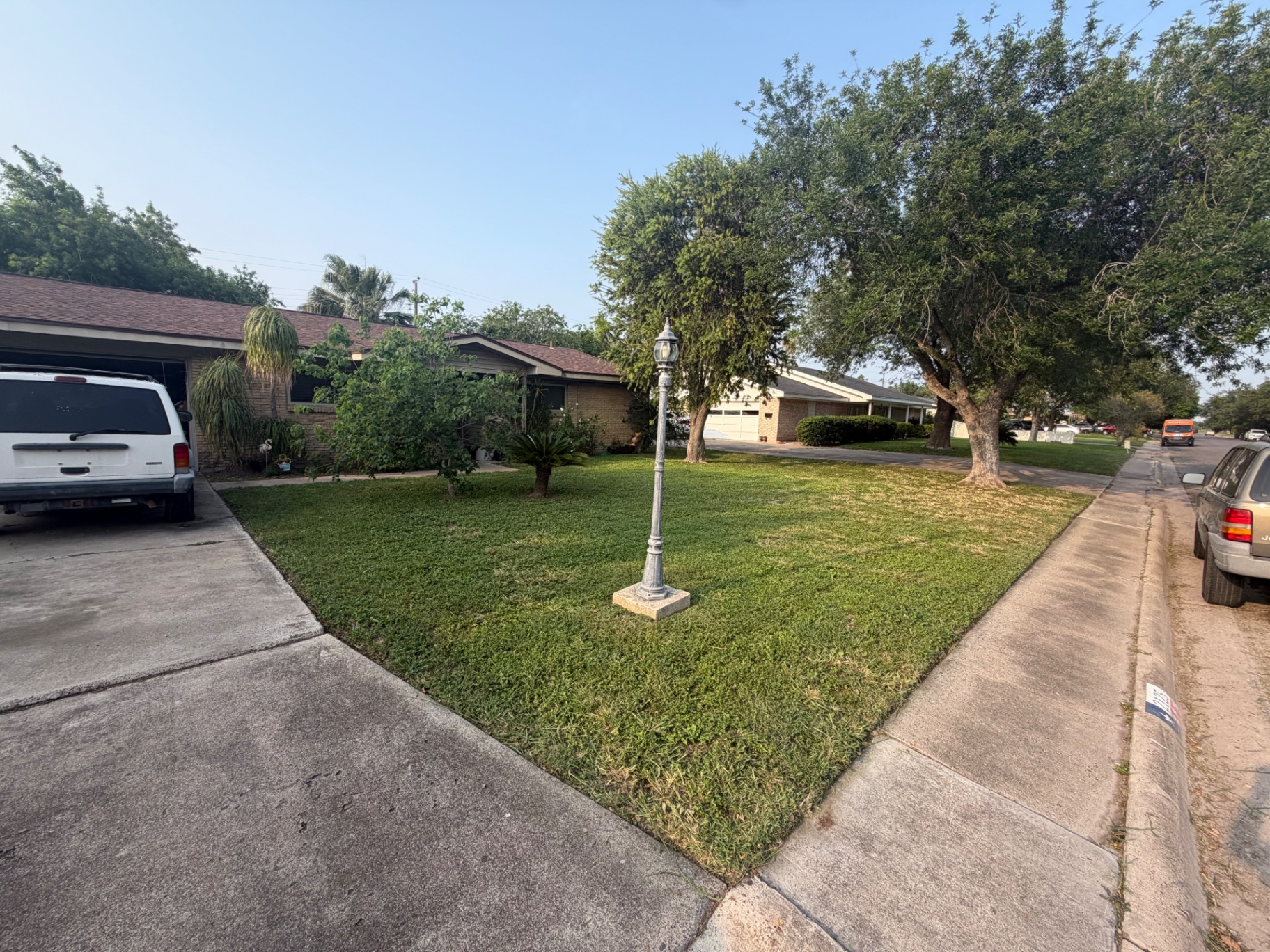 After - Overgrown lawn reset